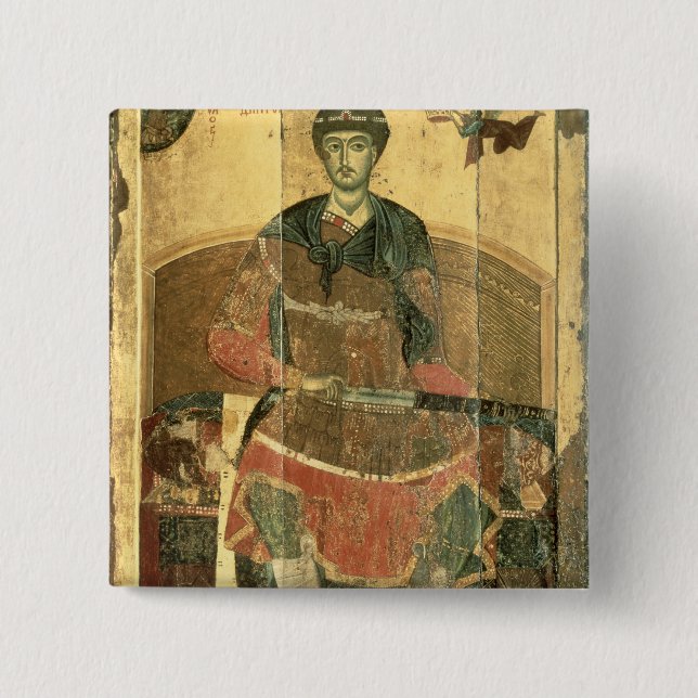 Chapa Cuadrada St. Demetrius de Salonica, siglo XII (Anverso)