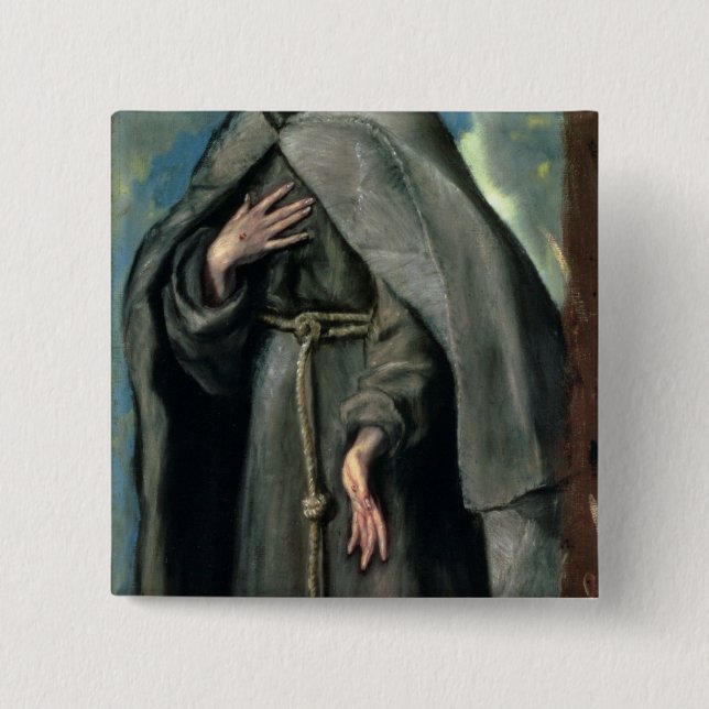 Chapa Cuadrada St Francis de Assisi (Anverso)