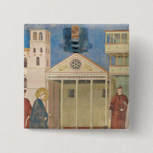 Chapa Cuadrada St Francis honró por un hombre simple, 1297-99