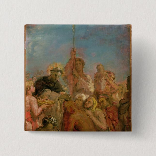 Chapa Cuadrada St Francis Javier (Anverso)