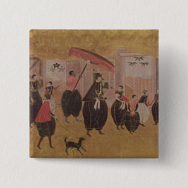 Chapa Cuadrada St Francis Javier y su comitiva (Anverso)