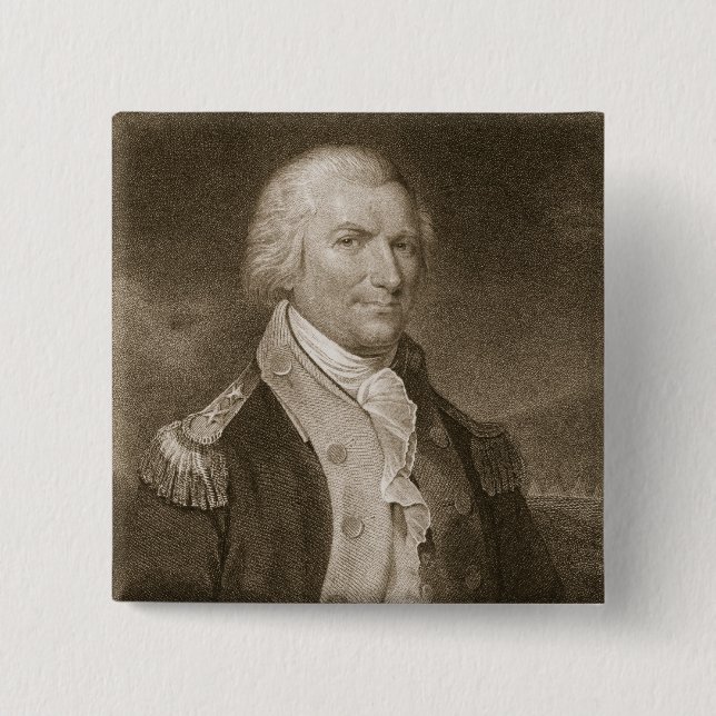 Chapa Cuadrada St. importante Clair de general Arturo, grabado (Anverso)