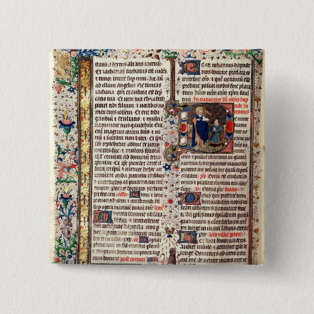 Chapa Cuadrada St. John el Bautista (Anverso)