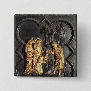 Chapa Cuadrada St. John el Bautista que bautiza en el río