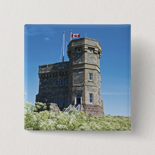 Chapa Cuadrada St. John's, Terranova, Canadá, Cabot Tower, (Anverso)