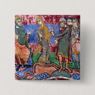 Chapa Cuadrada St. Radegund llevado antes de Clothar I