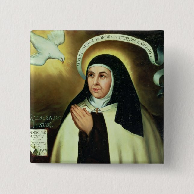 Chapa Cuadrada St Theresa de Ávila 1570 (Anverso)