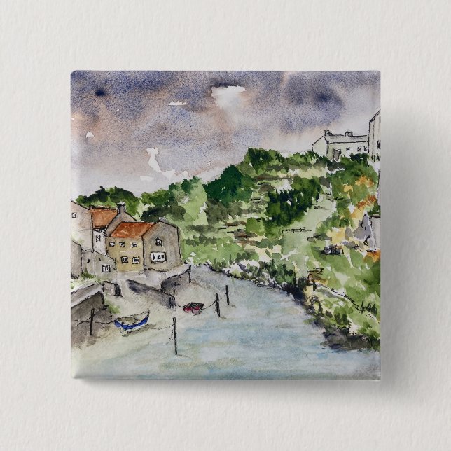Chapa Cuadrada Staithes Beck Whitby (Anverso)