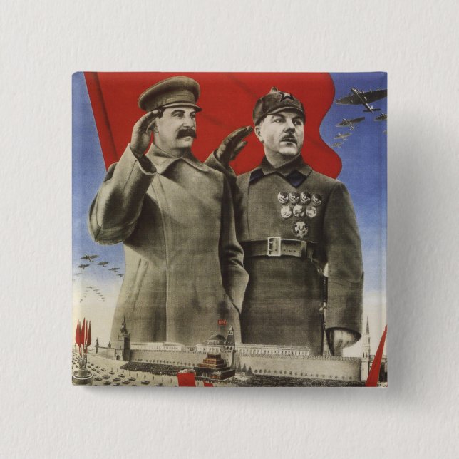 Chapa Cuadrada Stalin (Anverso)
