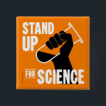 Chapa Cuadrada Stand Up for Science Test Tube<br><div class="desc">ciencia,  ciencia marcha,  marcha marcha por ciencia,  resistencia triunfo,  ciencia resistencia triunfo, cambio climático global calentamiento, científicos, resistencia, resistencia, resistencia resistencia, la resistencia, política, marcha, protestas, investigación, laboratorio, química, salud, medicina, medicina, dna, test tube, protesta, ciencia financiación</div>