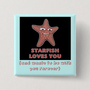 Chapa Cuadrada StarfishLovesU, (y quiere estar con usted para