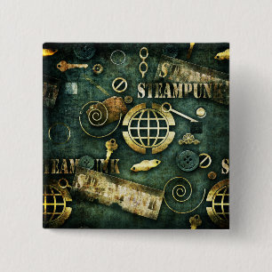 Chapa Cuadrada Steampunk