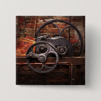 Chapa Cuadrada Steampunk - ningunos 10