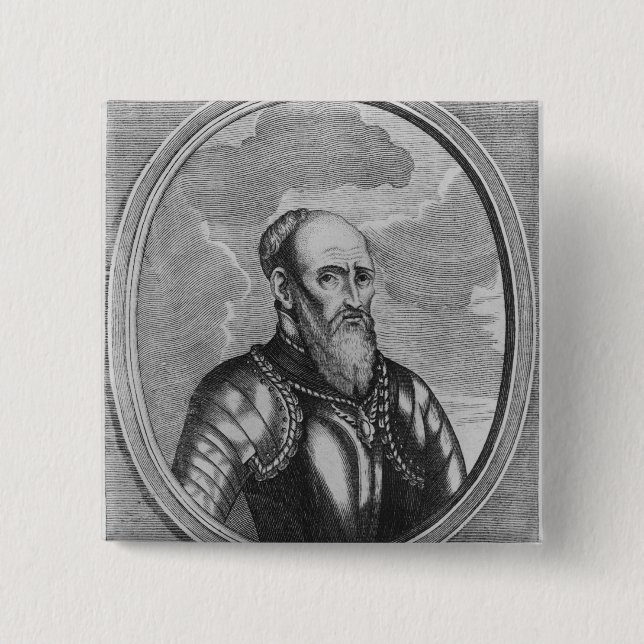 Chapa Cuadrada Stefan Czarniecki, general polaco (Anverso)