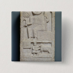 Chapa Cuadrada Stele dedicado a Saturn, de EL-Ayaida
