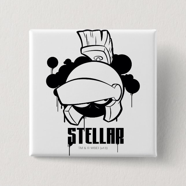 Chapa Cuadrada Stellar MARVIN THE MARTIAN™ (Anverso)