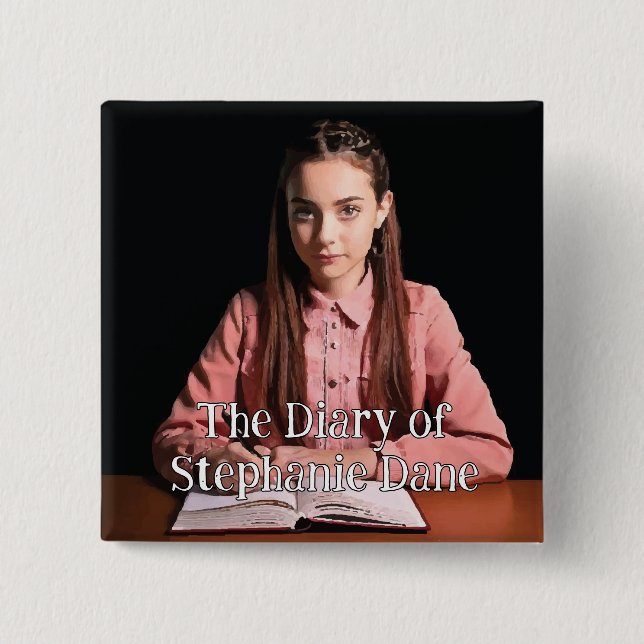 Chapa Cuadrada Stephanie Dane (Anverso)