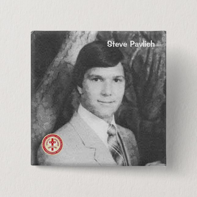 Chapa Cuadrada Steve Pavlich (Anverso)