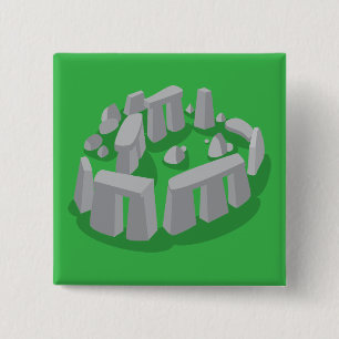 Chapa Cuadrada Stonehenge de Inglaterra