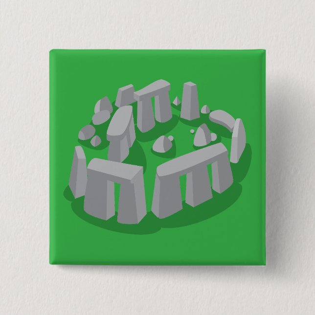 Chapa Cuadrada Stonehenge of England (Anverso)