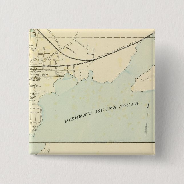 Chapa Cuadrada Stonington, Groton (Anverso)