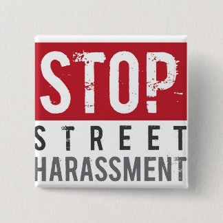 Chapa Cuadrada StopStreetHarassmentButton