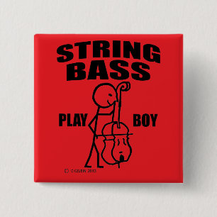 Chapa Cuadrada String Bass Play Boy