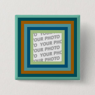 Chapa Cuadrada Stripes Square Frame color 09 + tu foto