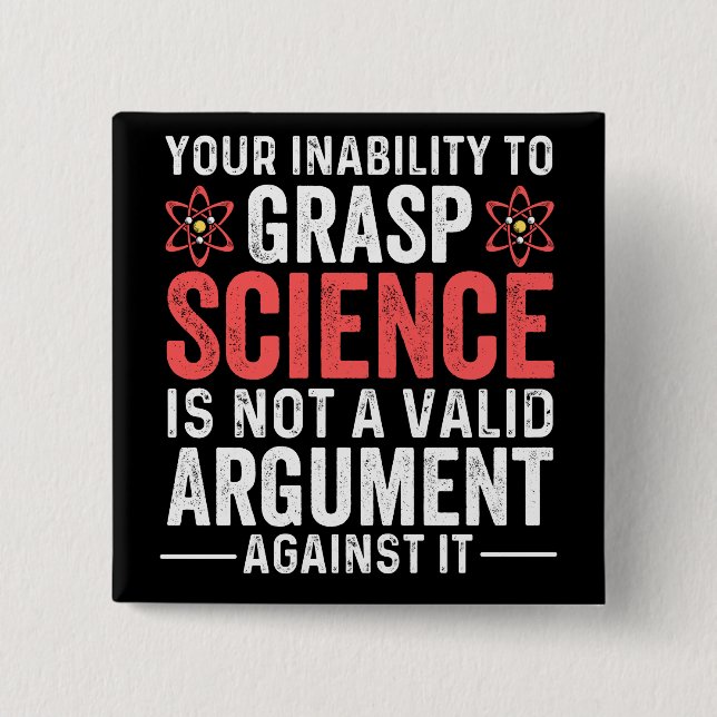 Chapa Cuadrada su incapacidad para comprender la ciencia no es un (Anverso)