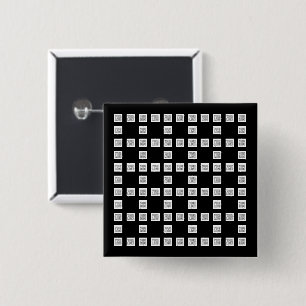 Chapa Cuadrada Su logotipo o imagen patrón repetitivo único
