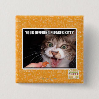 Chapa Cuadrada Su ofrecimiento satisface el gatito