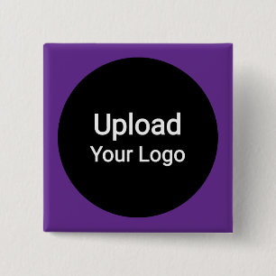Chapa Cuadrada Subida de logotipo personalizado   Negocio persona