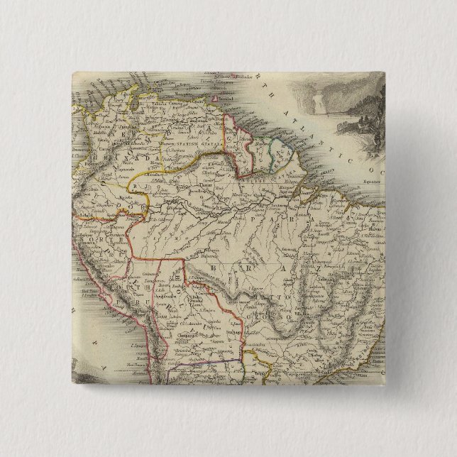 Chapa Cuadrada Sudamérica 35 (Anverso)