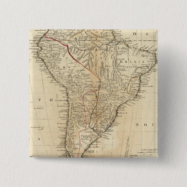 Chapa Cuadrada Sudamérica 38 (Anverso)