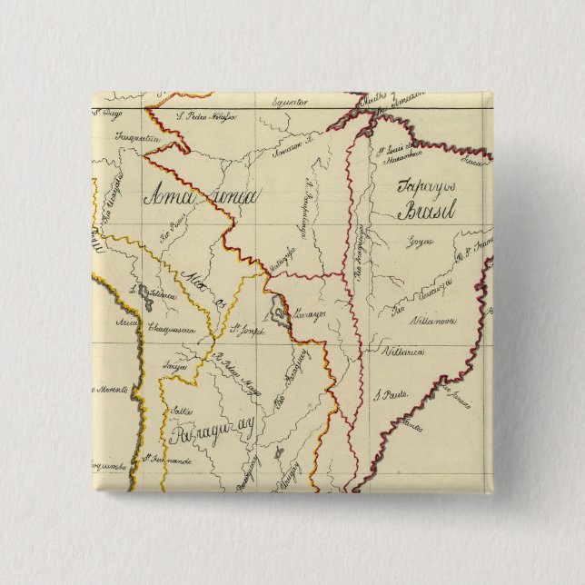 Chapa Cuadrada Sudamérica 9 (Anverso)