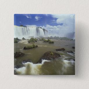 Chapa Cuadrada Sudamérica, Brasil, Cataratas del Iguaçu. Imponent