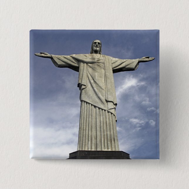 Chapa Cuadrada Sudamérica, Brasil, Río de Janeiro. Cristo (Anverso)