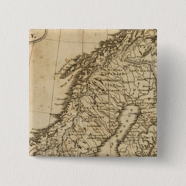 Chapa Cuadrada Suecia, Noruega 3 (Anverso)