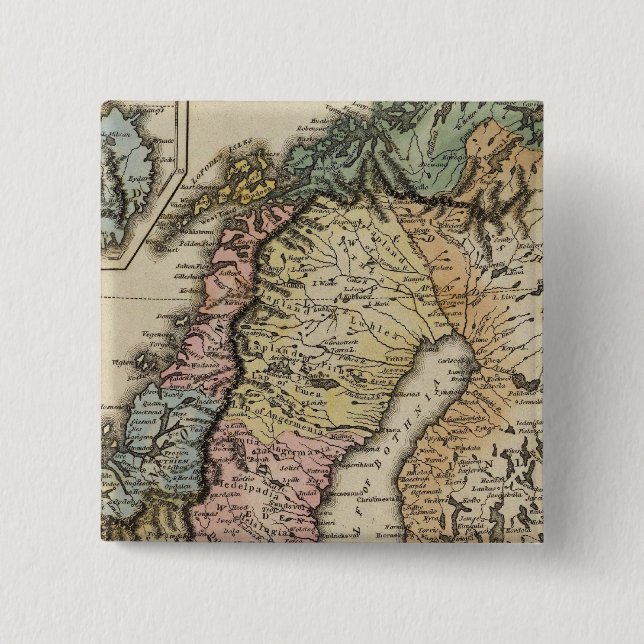Chapa Cuadrada Suecia y Noruega 3 (Anverso)