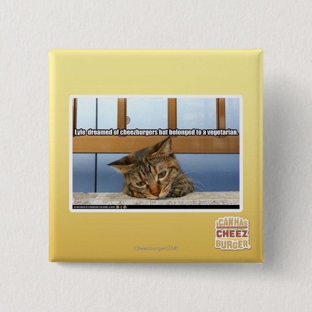 Chapa Cuadrada Sueño con Cheesburgers (Anverso)