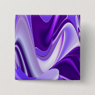 Chapa Cuadrada Sueños de Arcoíris de Flor Morada