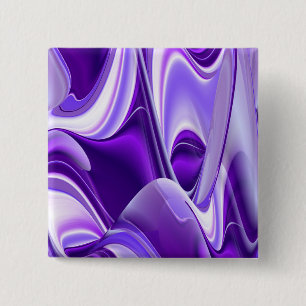 Chapa Cuadrada Sueños del arcoiris de flores moradas