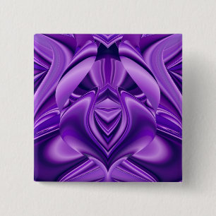 Chapa Cuadrada Sueños del arcoiris de flores moradas