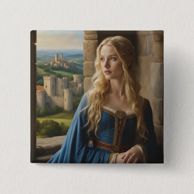 Chapa Cuadrada Sueños Lejanos de Lugares Lejanos (Anverso)