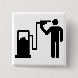 Chapa Cuadrada Suicidio por gasolina