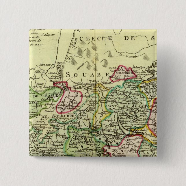 Chapa Cuadrada Suiza 12 (Anverso)