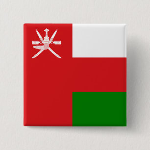 Chapa Cuadrada Sultanato de la bandera de Omán