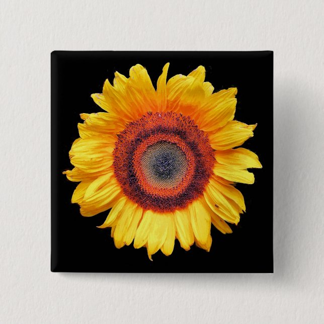 CHAPA CUADRADA SUNFLOWERS (Anverso)