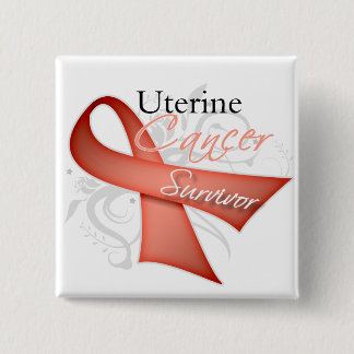 Chapa Cuadrada Superviviente - cáncer uterino