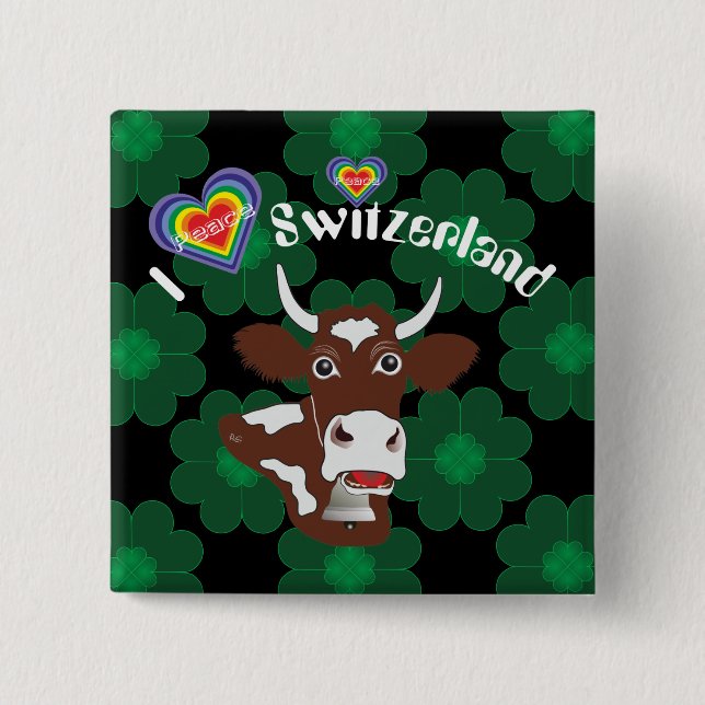 Chapa Cuadrada Svizzera Svizra Suiza (Anverso)